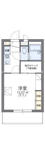 レオパレス川添Ⅱの間取り画像