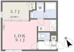 quador吹上SOUTHの間取り画像