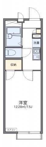 レオパレスグランシャトーの間取り画像