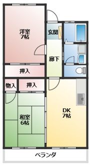 ナガトモ姶良ビルの間取り画像