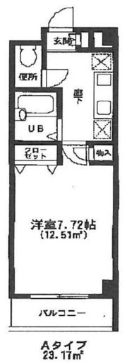 パルテール大久保の間取り画像