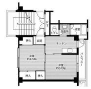 ビレッジハウス今保2号棟の間取り画像