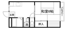 サンシティ新田辺B棟の間取り画像
