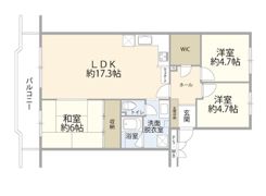西国分寺史跡通り住宅5号棟の間取り画像