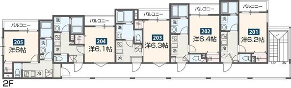 MELDIA西浦和Ⅲの間取り画像