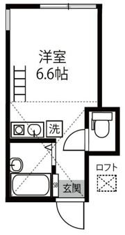 ユナイトCASA川崎大師の間取り画像