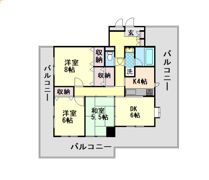 マジェスティ御影の間取り画像