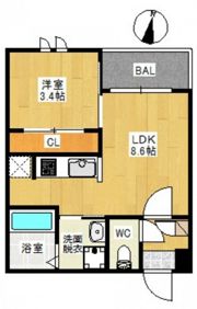 Regalest R.N 五日市の間取り画像