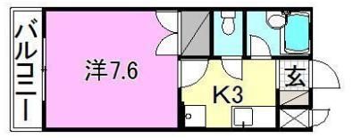 湯築ロジュマン1の間取り画像