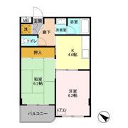 フロントアイランドハイツの間取り画像