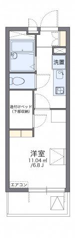 レオパレスKENⅡの間取り画像