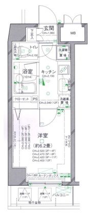 パレステュディオ渋谷WESTの間取り画像