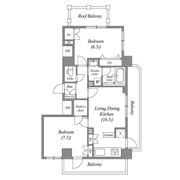 ルクレ板橋の間取り画像