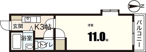 ARASE BLDⅡの間取り画像
