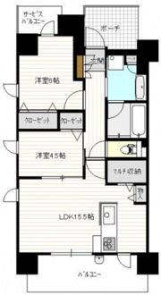 PREDEAR舟入本町リバーテラスの間取り画像