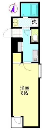 ゼフィール横濱の間取り画像