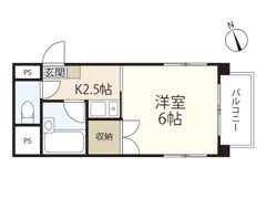 冨田ビル2ndの間取り画像