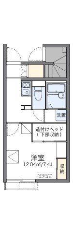 レオパレスブライトセゾンの間取り画像