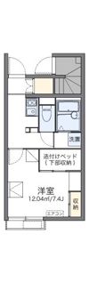 レオパレスブライトセゾンの間取り画像