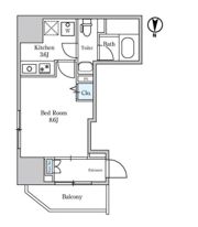 エスタート入谷Ⅰの間取り画像