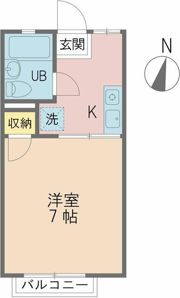 ポルシェ下赤塚の間取り画像