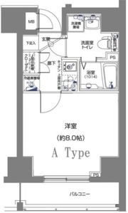 ディアレイシャスID横浜南の間取り画像