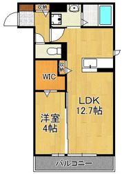 D－ROOM浜町II B棟の間取り画像