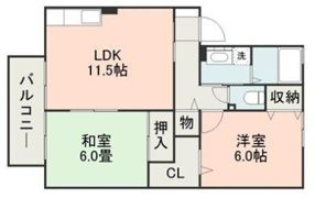 グランメール D棟の間取り画像
