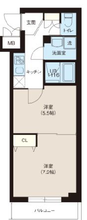 レオーネ志村坂上の間取り画像