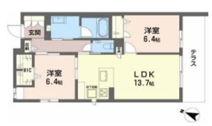Via Sole六甲道の間取り画像