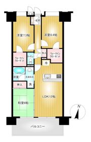 アイディーコート高崎の間取り画像