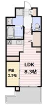 ロイヤルタワー宗像中央の間取り画像