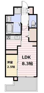 ロイヤルタワー宗像中央の間取り画像