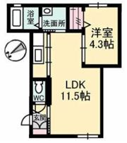 プロヌーブ大福の間取り画像
