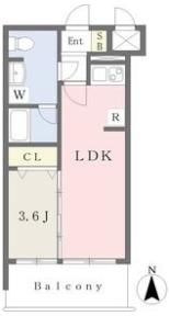 カレント茶屋が坂の間取り画像
