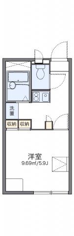 レオパレスフォーチュンの間取り画像