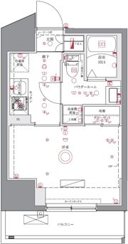 ユリカロゼAZ亀有North Towerの間取り画像