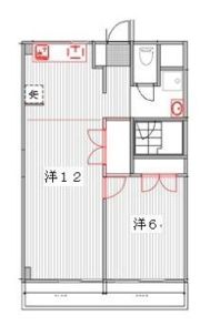 レジデンス中島の間取り画像