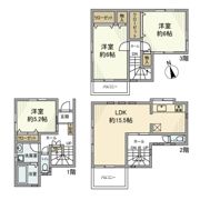 鶴馬戸建の間取り画像