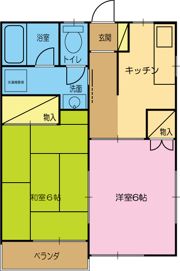 内田ハイツの間取り画像