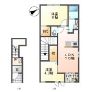 フルーリアの間取り画像