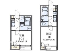 レオネクストコンフォート汐入Ⅰの間取り画像