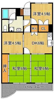 パラシオ高塔の間取り画像