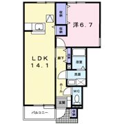 チューリップ アベニュー Ⅳの間取り画像