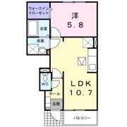 フレ－ル Aの間取り画像