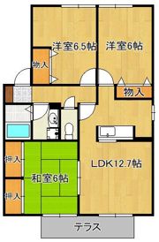 ファミーユ石田II B棟の間取り画像