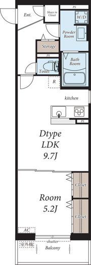ヴィラ新小岩の間取り画像