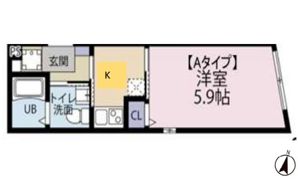EXIA府中の間取り画像