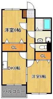 ダイヤモンドライフの間取り画像