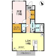 リビングタウン松若町 A棟の間取り画像